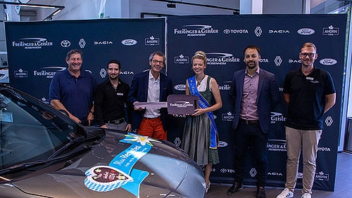 Freilinger & Geisler sponsort Auto für die Miss Herbstfest Rosenheim