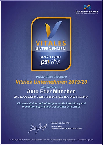 Auto Eder München Vitales Unternehmen Auto Eder München Vitales Unternehmen