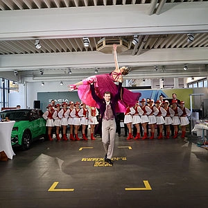 Auftritt der Faschingsgarde.