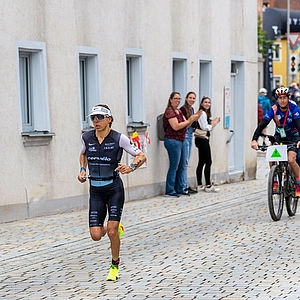 Anne Haug beim Marathon Challenge Roth 2024