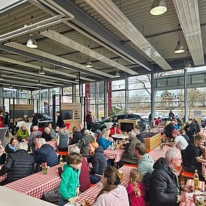 Gäste beim Toyota Teamday