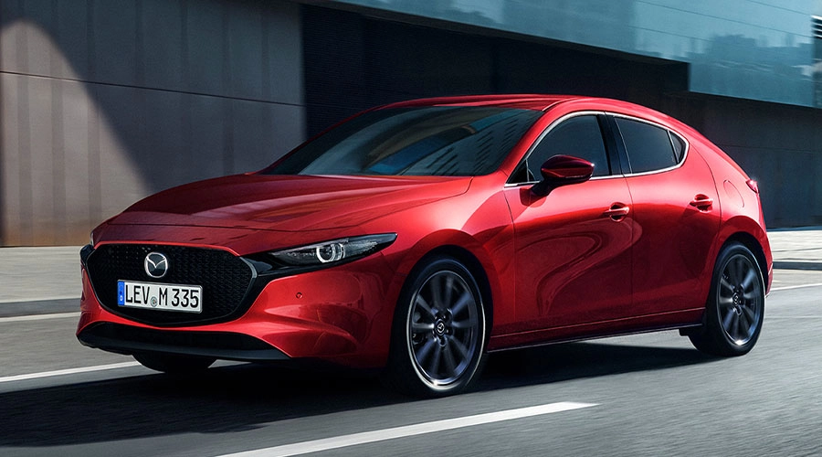 Mazda 3 in Rot