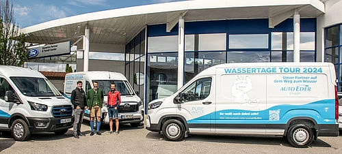 Fahrzeugübergabe für Wassertage 2024
