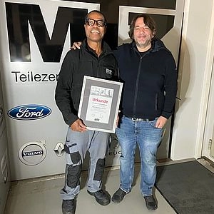 Aufnahme mit dem Geehrten