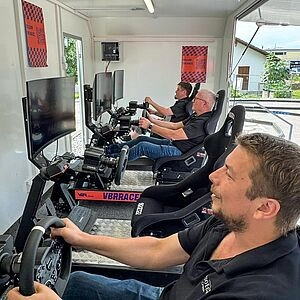 Rennfahren bei den Tagen der offenen Tür