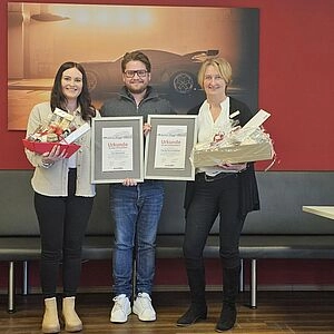 Diana Eiselt, Josef Michael Eder und Renate Leuenberger