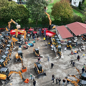 Baumaschinen der EDER Landtechnik