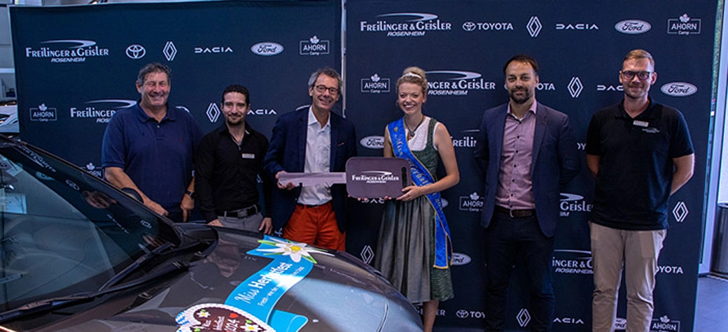 Freilinger & Geisler sponsort Auto für die Miss Herbstfest Rosenheim