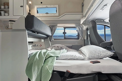 Ford Nugget Hochdach Schlafbereich