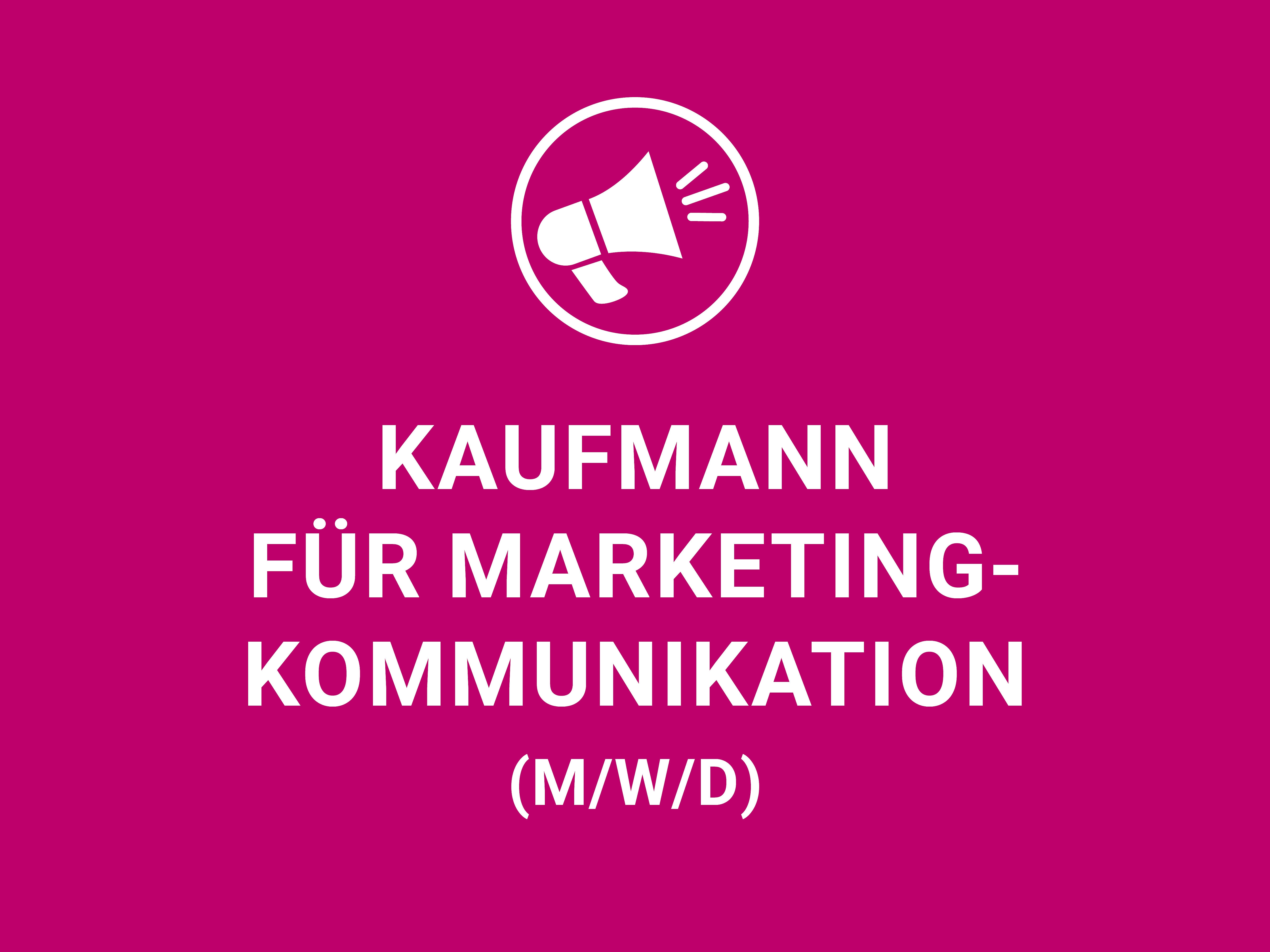 Ausbildungskachel Kaufmann/-Frau für Marketingkommunikation