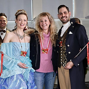 Prinzenpaar mit Angela Eder