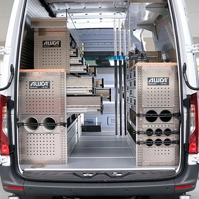 Ausgebautes Nutzfahrzeug