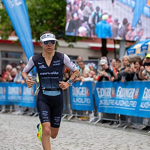 Anne Haug beim Laufen