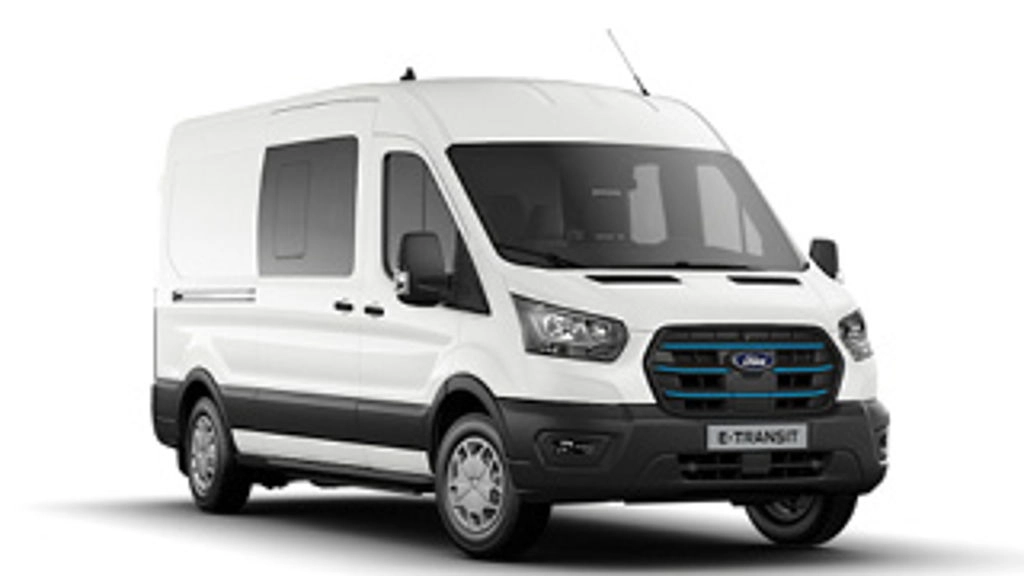 Jetzt Ford E-Transit Doppelkabine konfigurieren Teaser Ford E-Transit Doppelkabine
