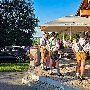 Musiker bei der Sommernacht von Auto Hartmann Kempten