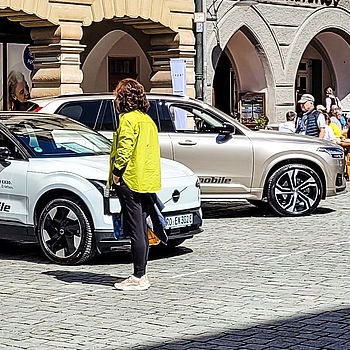 Volvo bei Rosenheim in Bewegung