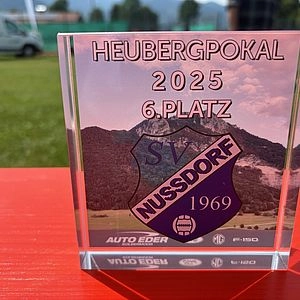 Kleiner Tischaufsteller vom Heubergpokal.